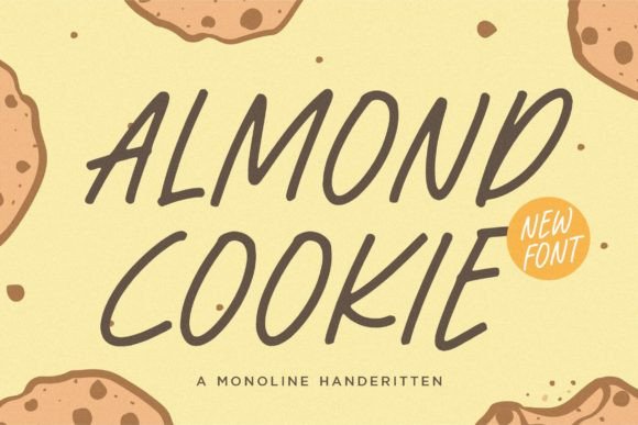 Almond Cookie: A Handwritten Font for Small Business Branding