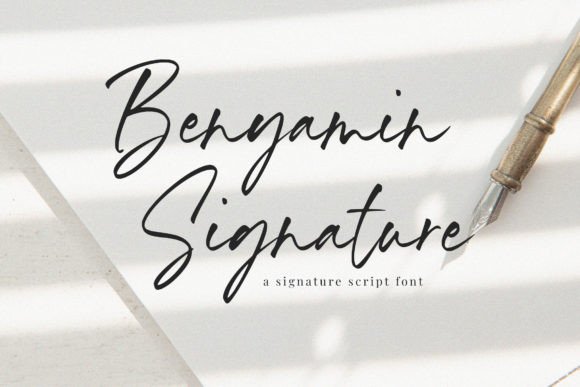 Benyamin Signature: The Handwritten Font for Your Brand