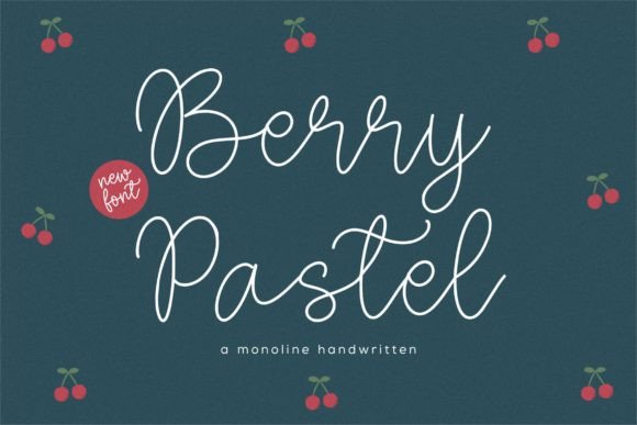 Berry Pastel: A Clean Script Handwritten Font Review