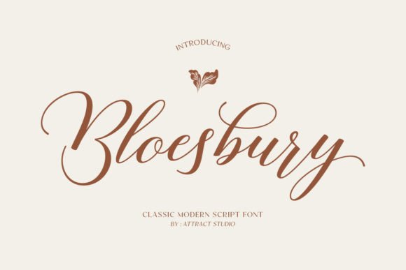 Bloesbury: The Elegant Script Font for Your Brand