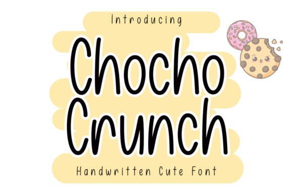 Chocho Crunch: A Quirky Handwritten Font for Brands