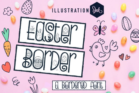 Easter Border: A Playful Script Handwritten Font Review