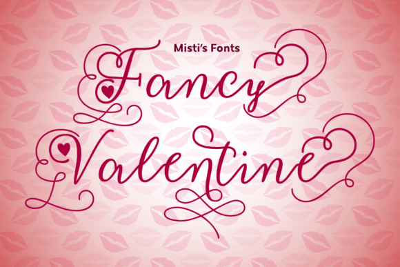 Fancy Valentine: A Calligraphy Typeface for Web Design