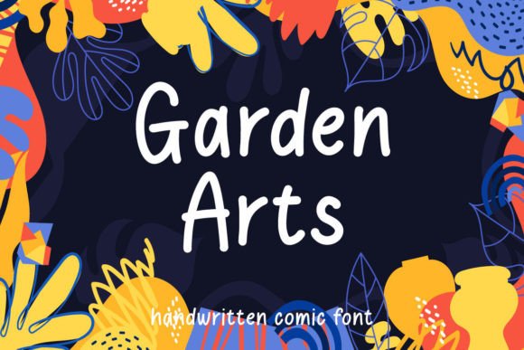 Garden Arts: A Minimalist Handwritten Font for Editors