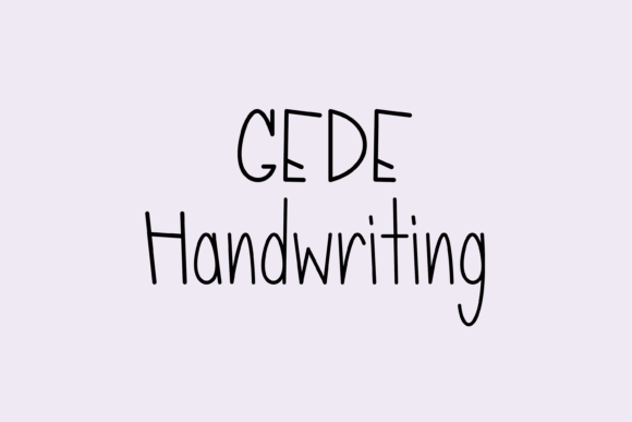 Gede Font: A Whimsical Script for Modern Branding