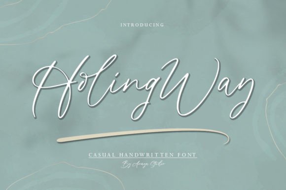 Holingway: A Modern Chic Calligraphy Font Review