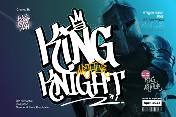 King Knight: A Bold Graffiti Blackletter Font Review