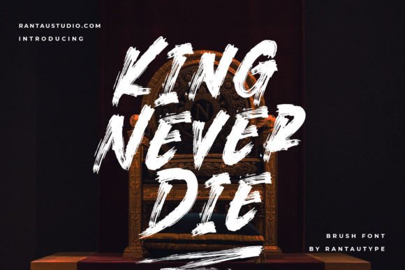 Kingneverdie: A Bold Script Handwritten Font for Branding