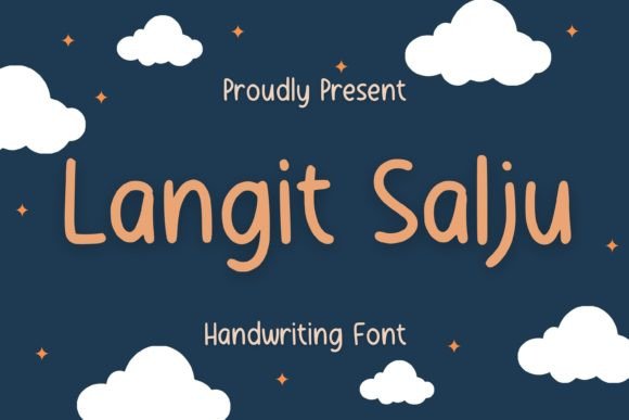 Langit Salju: A Casual Handwriting Font for Branding