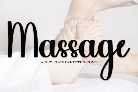 Massage Font: A Timeless Script for Elegant Design