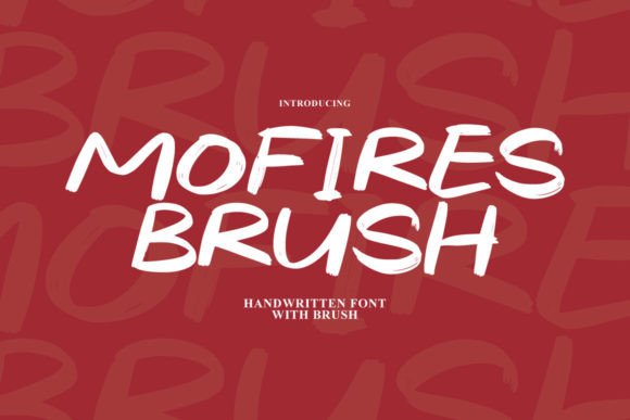 Mofires Brush: A Personality-Driven Typeface for Editors