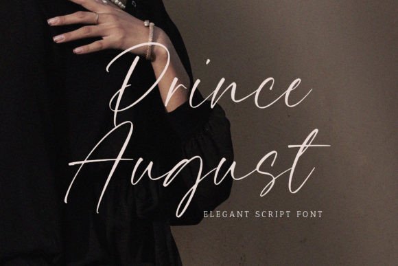 Prince August: Elegant Script Font for Crafters