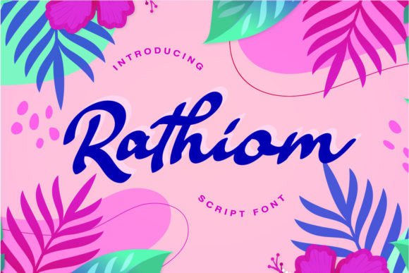 Rathiom: The Vintage Handwritten Font for Your Brand
