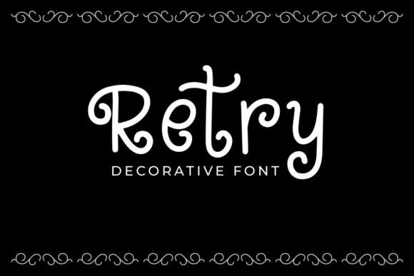 Retry: A Cute Handwritten Font for Web Design