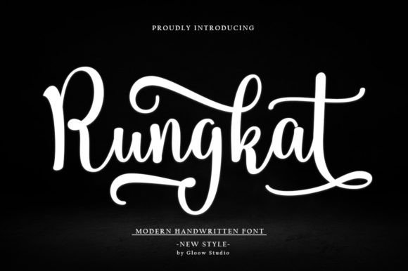 Rungkat: A Bold Handwritten Font for Your Brand