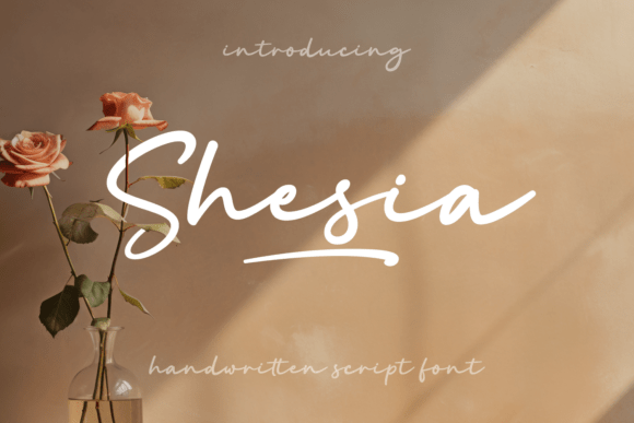 Shesia: The Ultimate Script Handwritten Font for Luxury Design