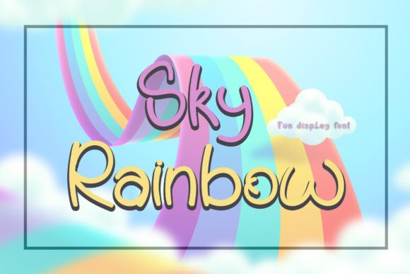 Sky Rainbow: A Natural Handwritten Font for Branding
