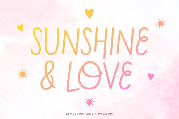 Sunshine and Love: A Cheerful Script Font for Design