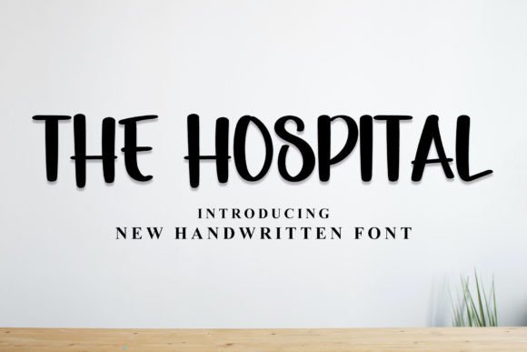 The Hospital: A Bold Handwritten Font for Marketers